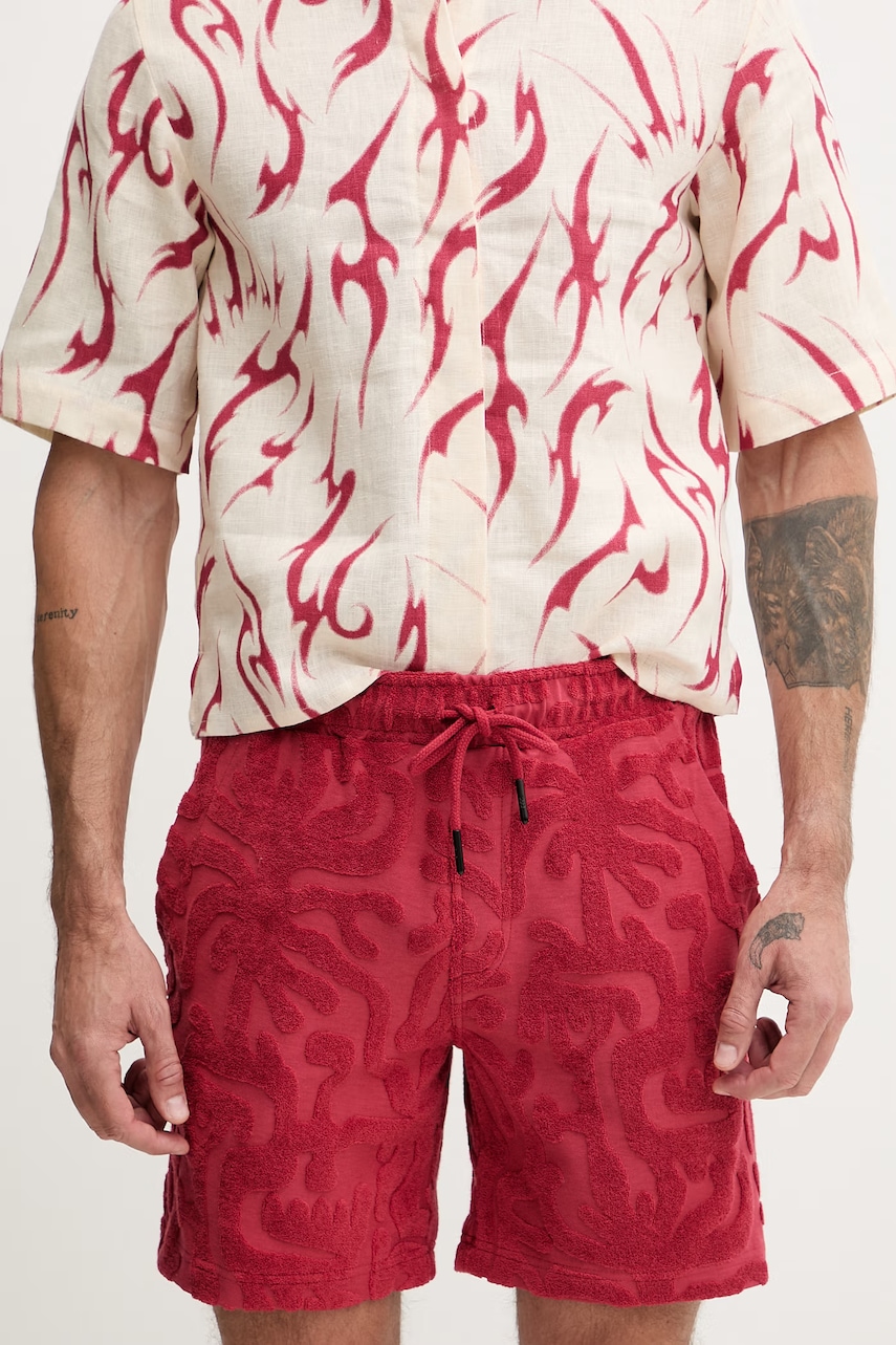 OAS pantaloni scurti pentru barbati, cu bumbac