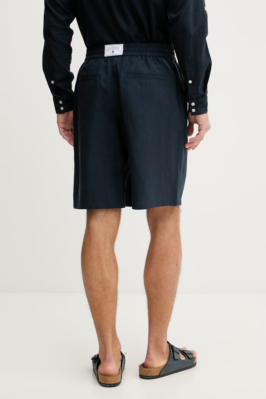 Guess šortky pánské se lnem (obrázek 3)