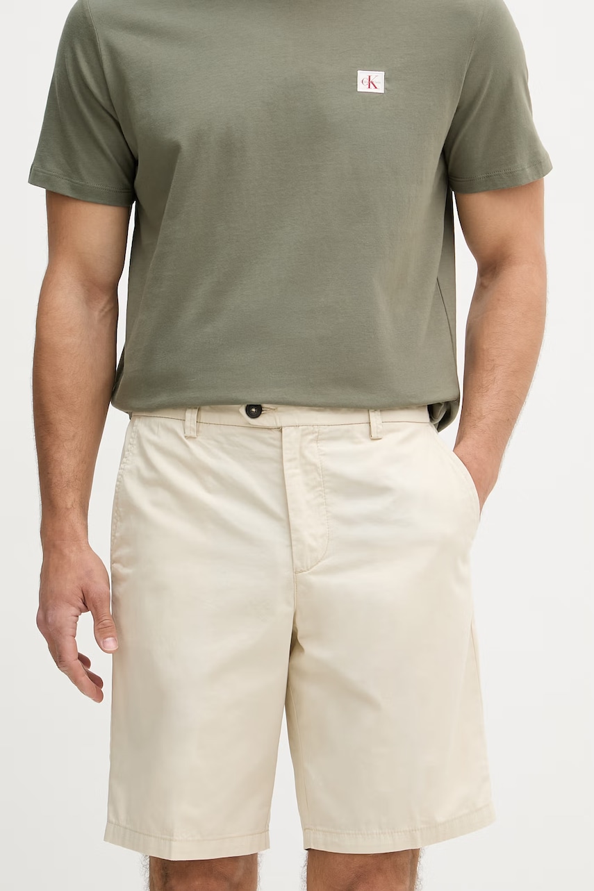 Levně United Colors of Benetton chino šortky pánské bavlněné