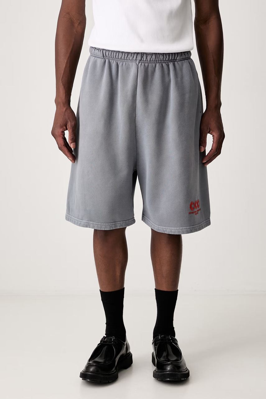 Willy Chavarria  BUFFALO SWEATSHORT pantaloni scurți de trening din bumbac pentru bărbați