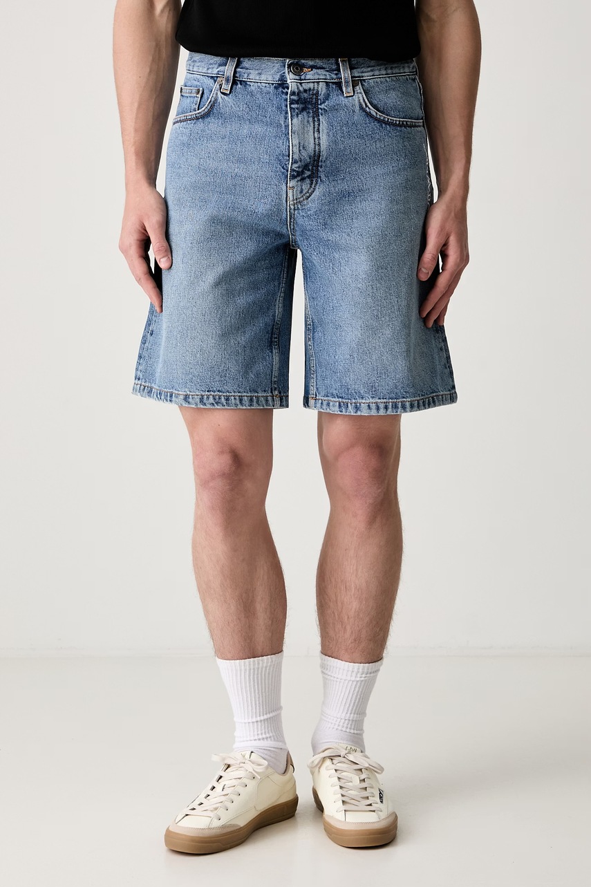 Off-White Half Arrow szorty jeansowe męskie