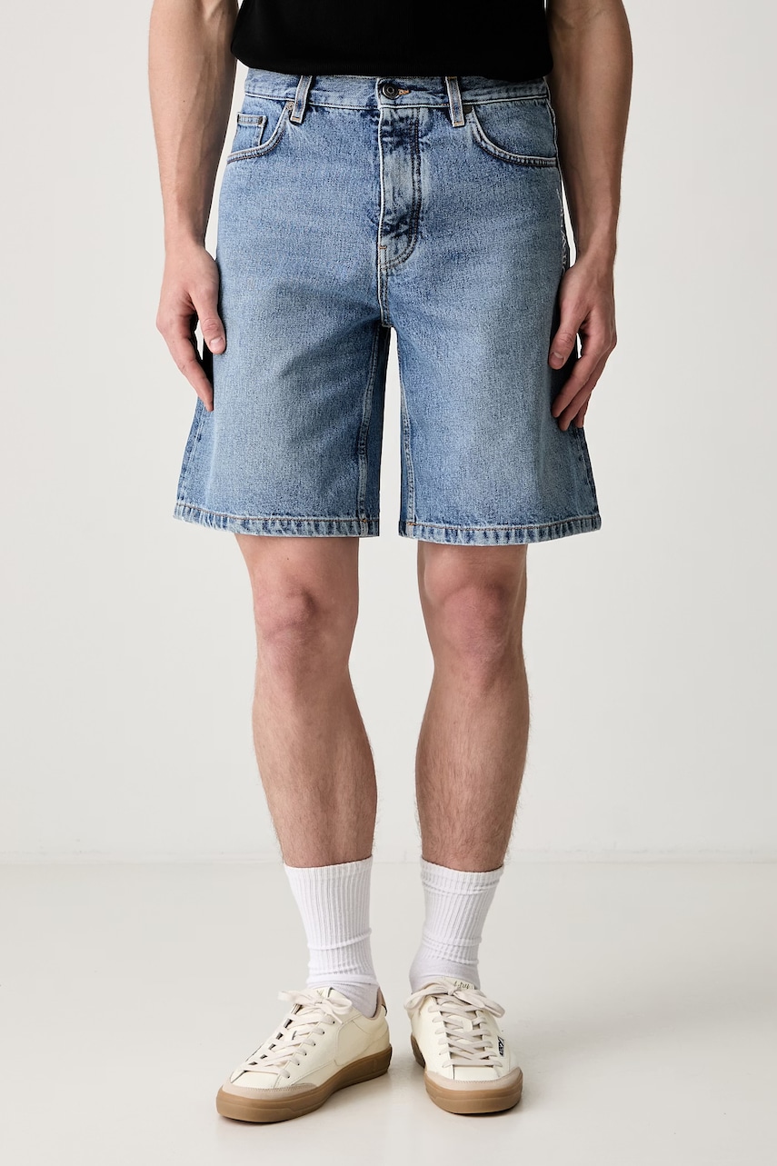 Off-White Half Arrow szorty jeansowe męskie