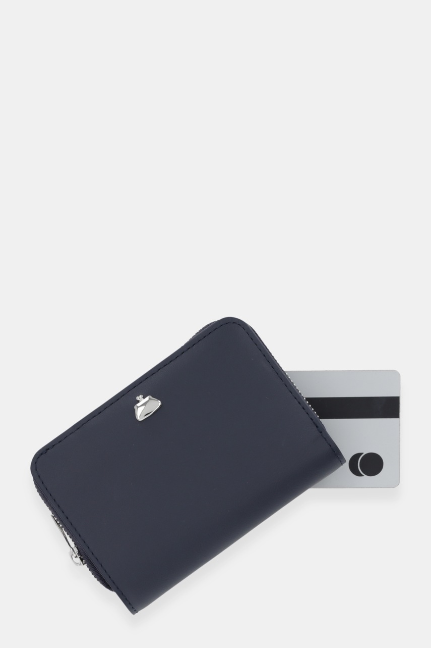 Δερμάτινο πορτοφόλι Weekend Max Mara AFLORES χρώμα: μπλε, 2615711044600 φωτογραφία