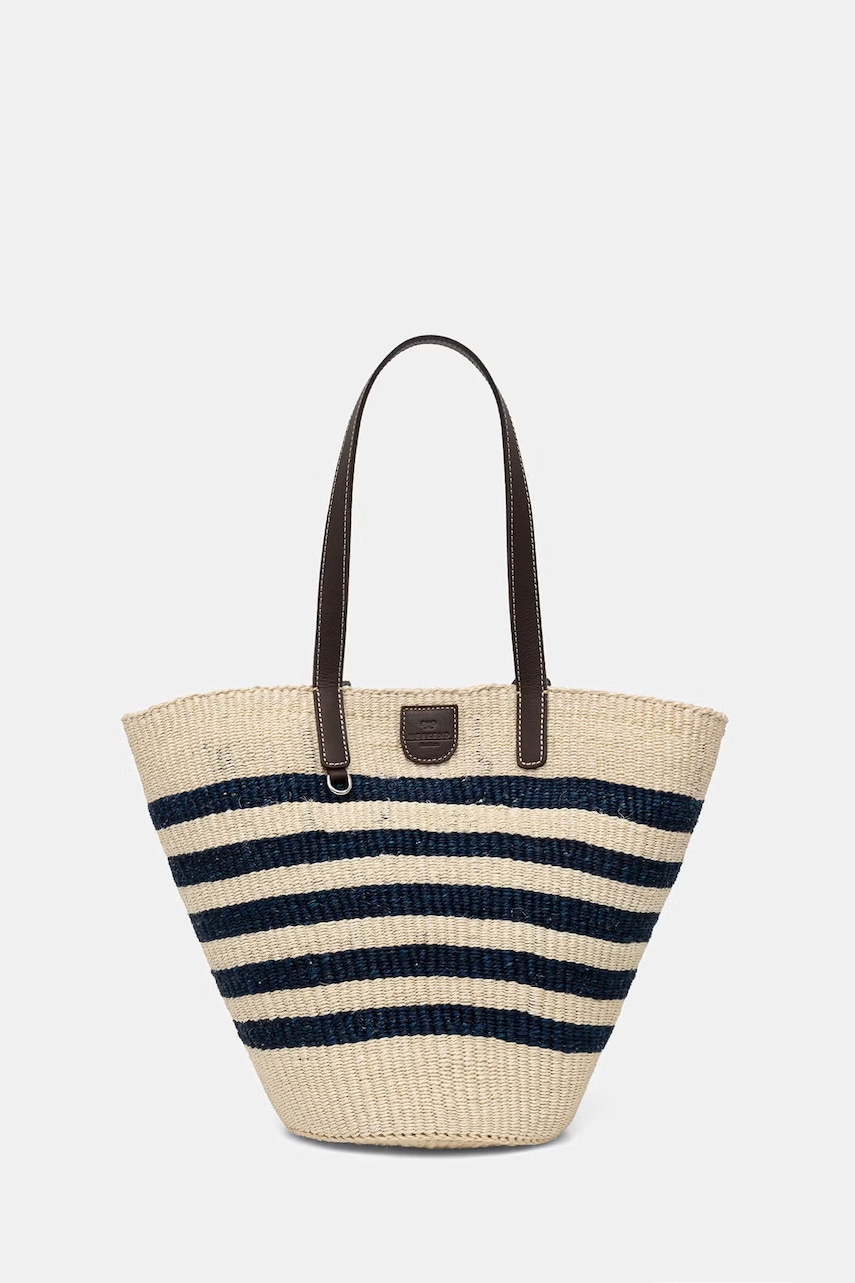 Weekend Max Mara geantă de plajă pentru femei împletită AGENNAIO