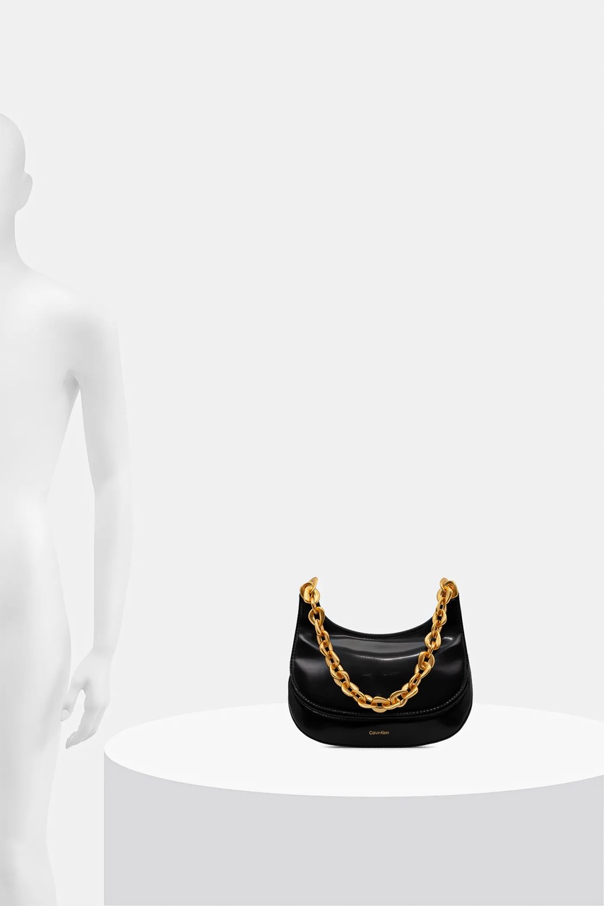 Kožená kabelka Calvin Klein