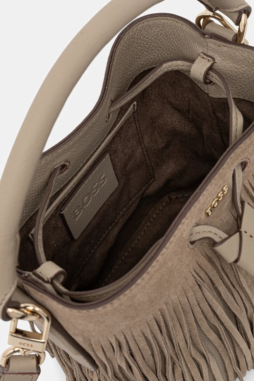 Kožená kabelka BOSS Lenah S Bucket FR (obrázek 5)