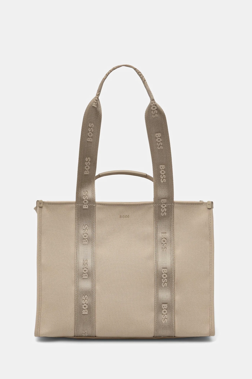 BOSS poșetă Sandy Tote C culoarea bej, 50558113