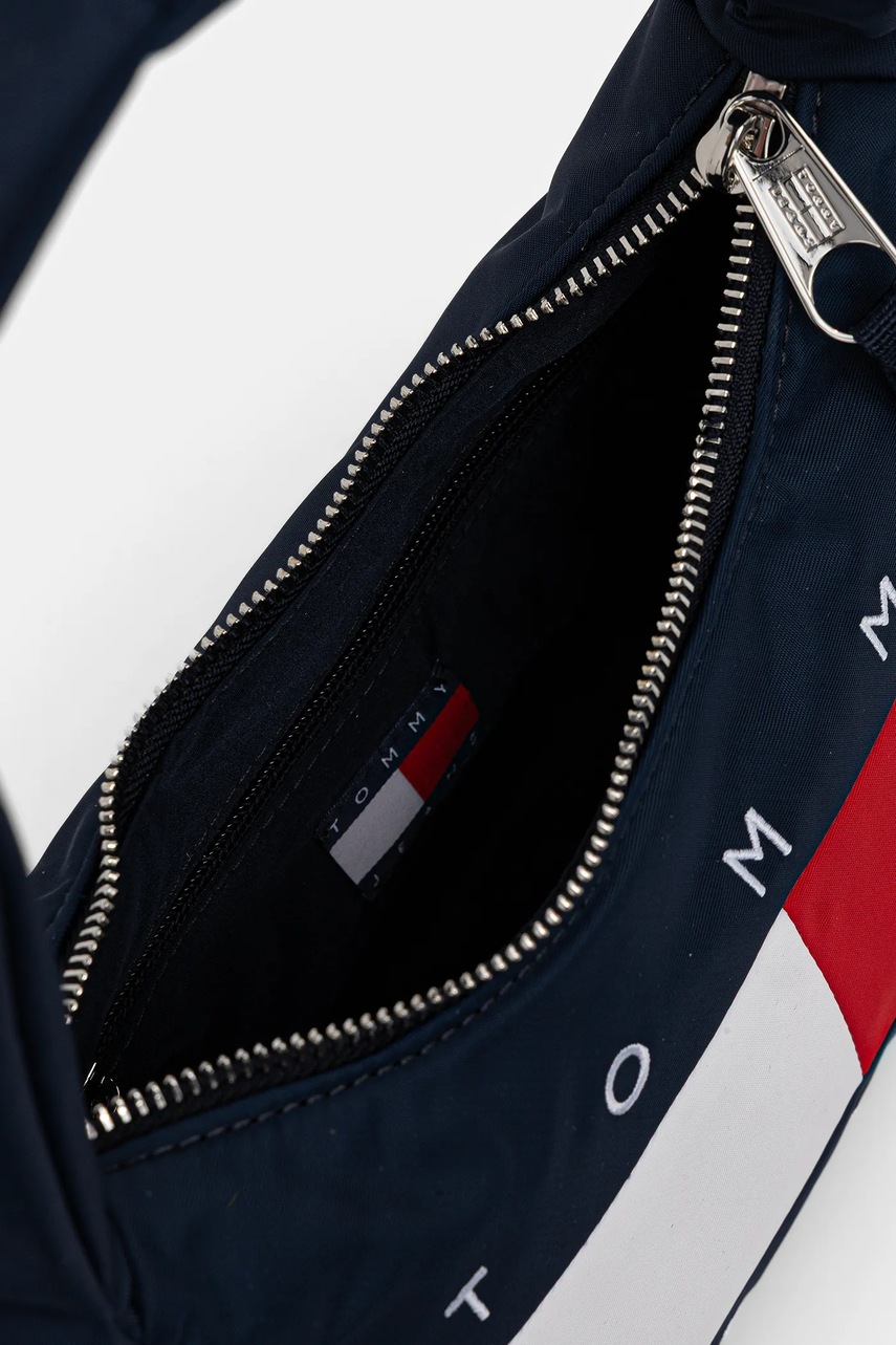 Τσάντα Tommy Jeans χρώμα: ναυτικό μπλε, AW0AW18074 φωτογραφία