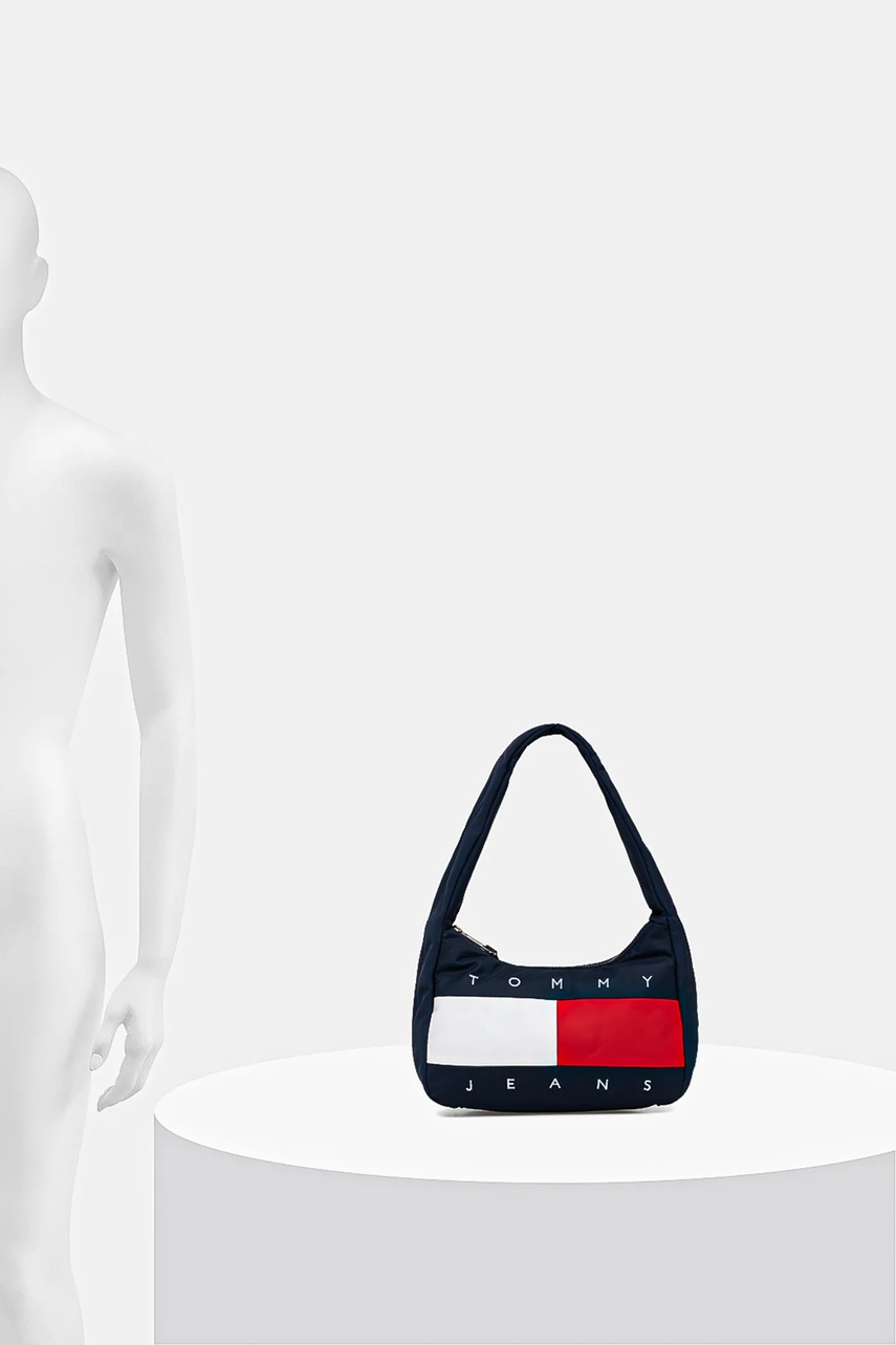 Τσάντα Tommy Jeans χρώμα: ναυτικό μπλε, AW0AW18074 φωτογραφία