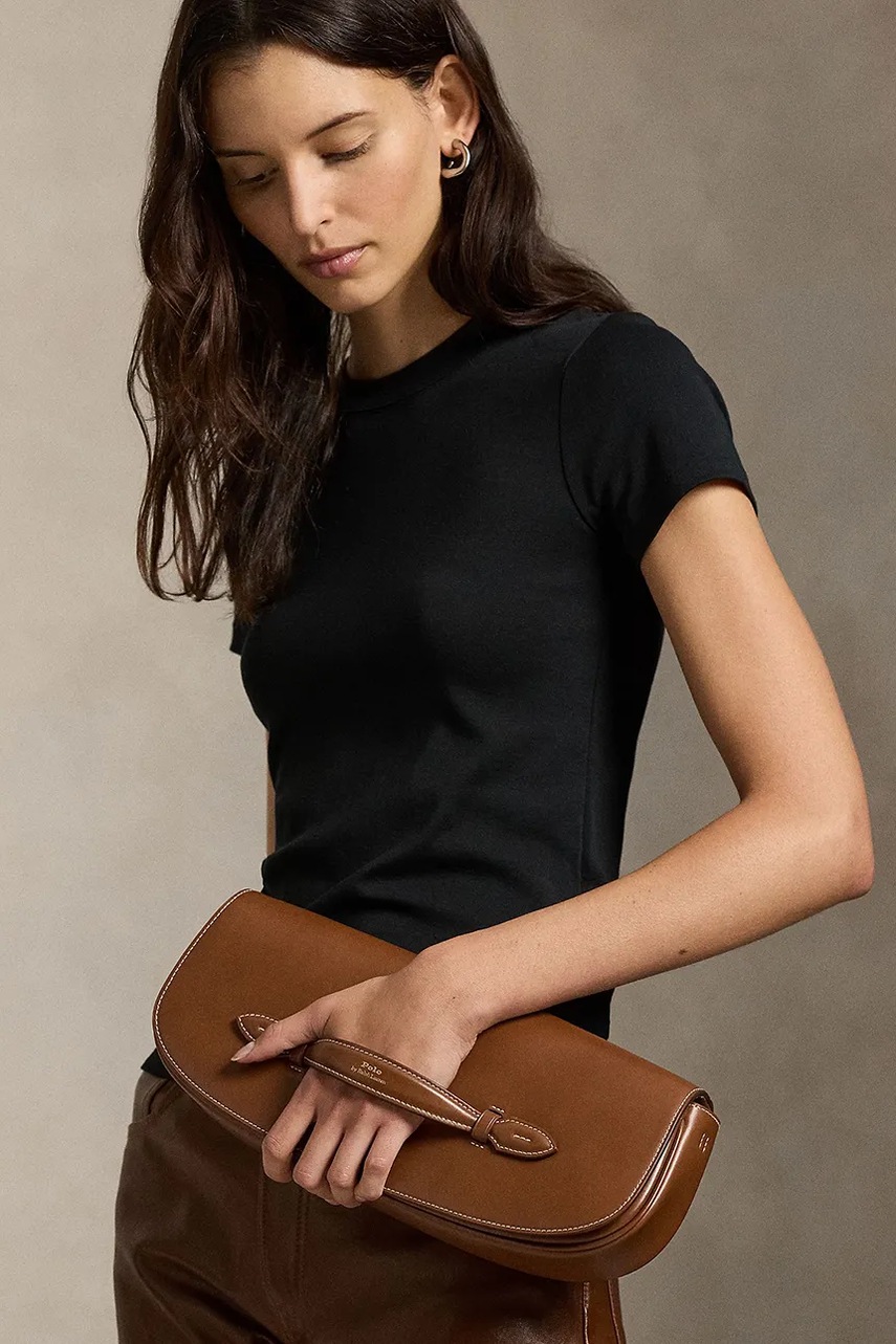 Kožená kabelka Polo Ralph Lauren (obrázek 7)