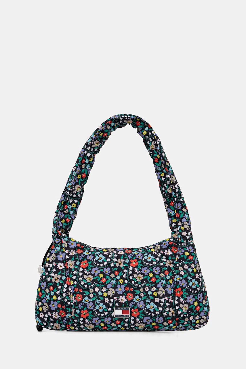 Tommy Jeans poșetă culoarea verde, AW0AW18060