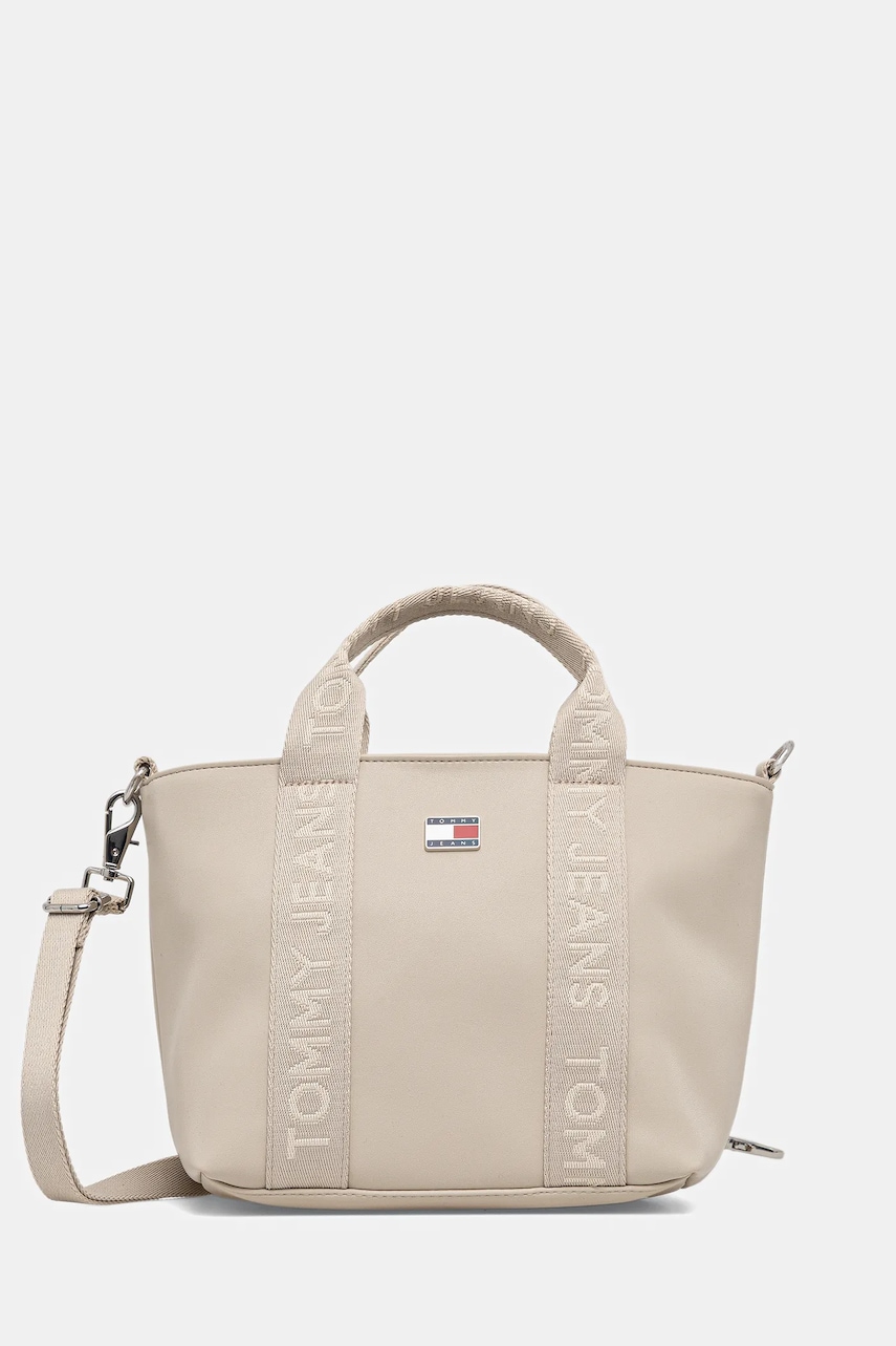 Tommy Jeans poșetă culoarea bej, AW0AW18063