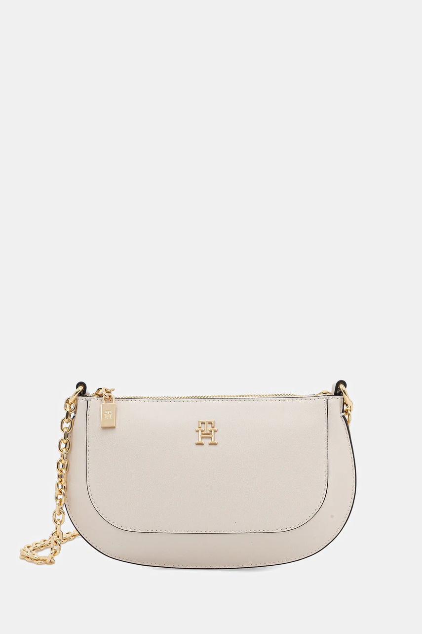 Levně Kabelka Tommy Hilfiger béžová barva, AW0AW18142