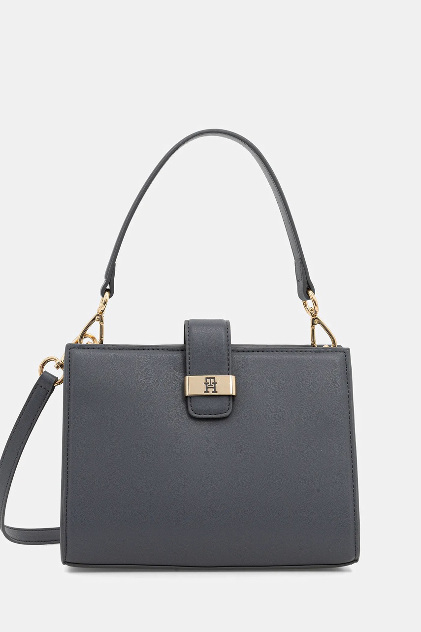 Levně Kabelka Tommy Hilfiger zelená barva, AW0AW18286