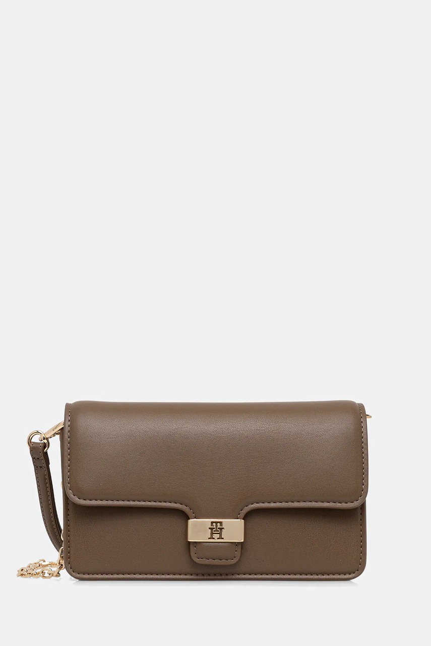 Levně Kabelka Tommy Hilfiger béžová barva, AW0AW18288