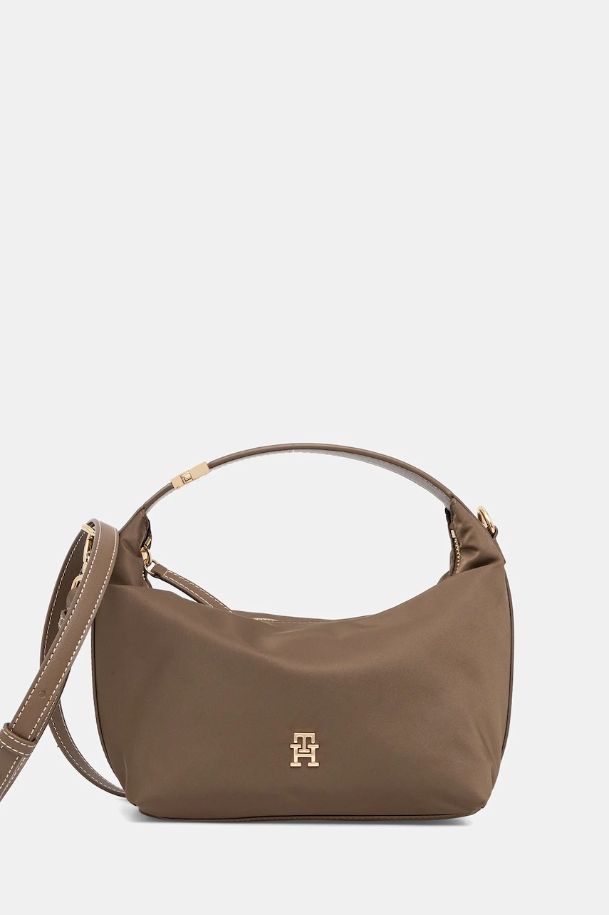 Levně Kabelka Tommy Hilfiger zelená barva, AW0AW18164