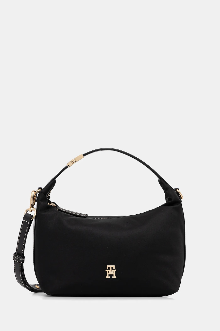 Levně Kabelka Tommy Hilfiger černá barva, AW0AW18164