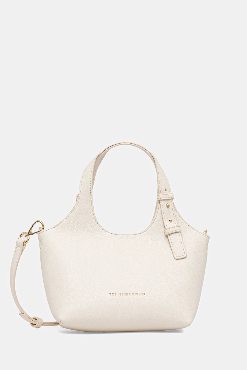 Levně Kabelka Tommy Hilfiger béžová barva, AW0AW18281