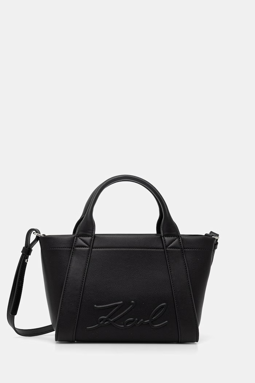 Karl Lagerfeld geantă crossbody pentru femei cu imitație de piele întoarsă K/VILLE