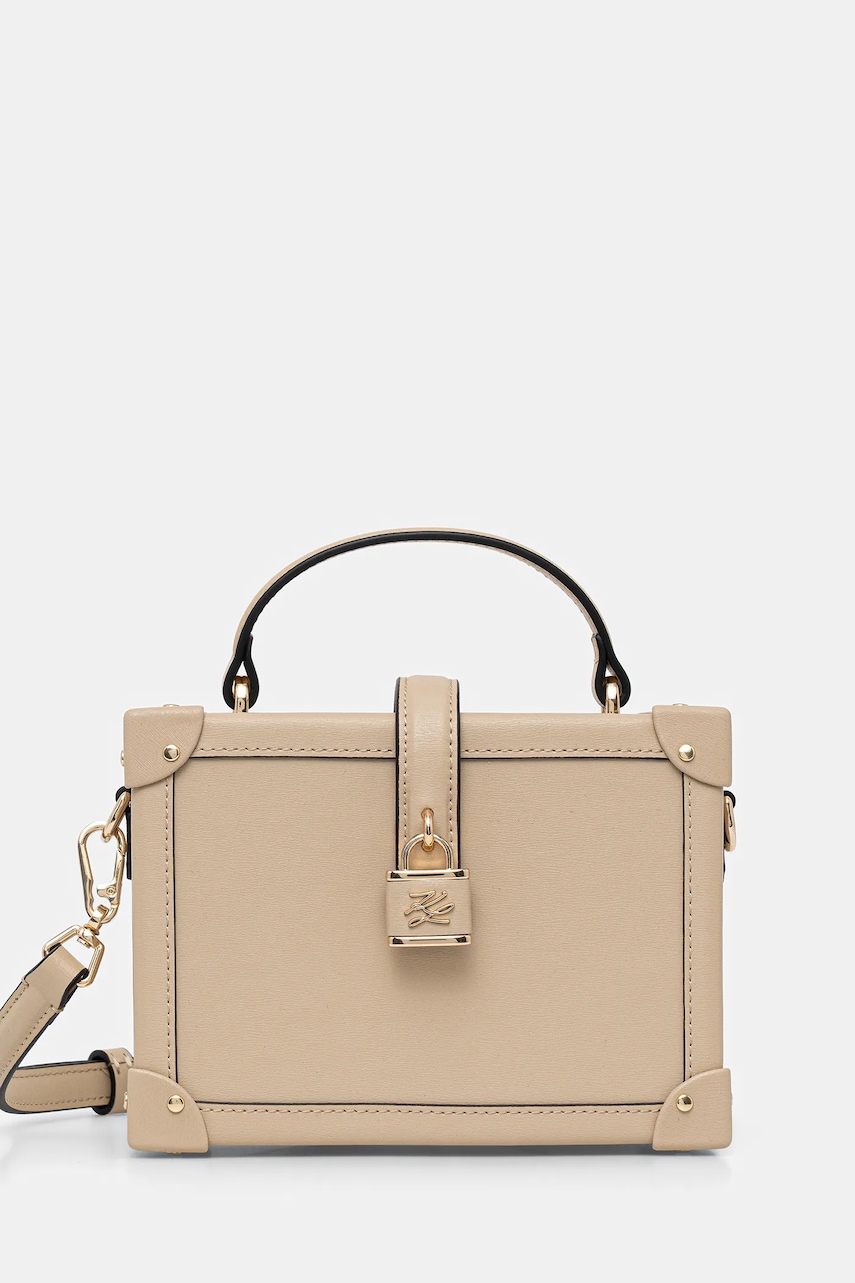 Karl Lagerfeld poșetă de piele K/AUTOGRAPH