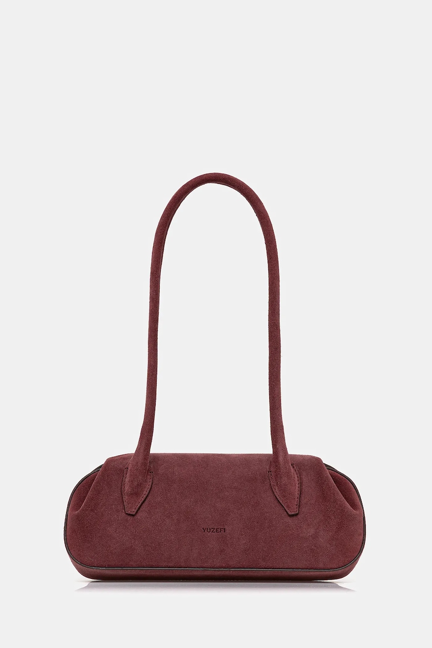 Yuzefi geantă de mână din piele întoarsă OYSTER