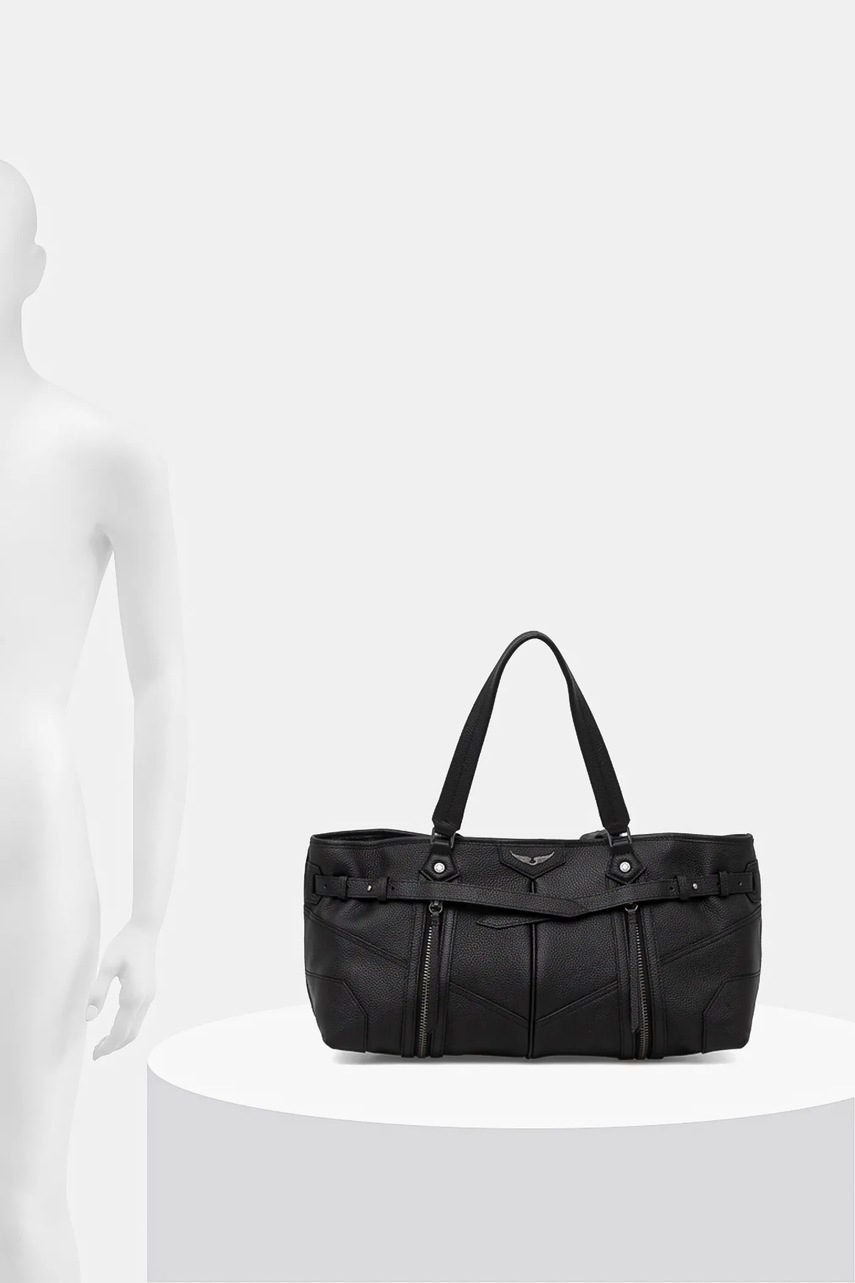 Kožená kabelka ZADIG&VOLTAIRE SUNNY SHOPPER GRAINED LEATHER (obrázek 6)