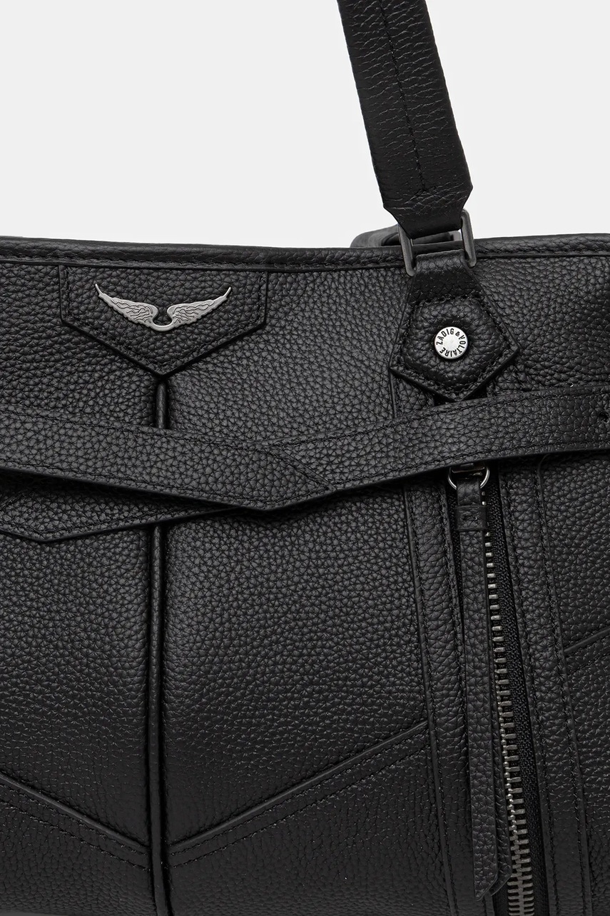 Kožená kabelka ZADIG&VOLTAIRE SUNNY SHOPPER GRAINED LEATHER (obrázek 4)