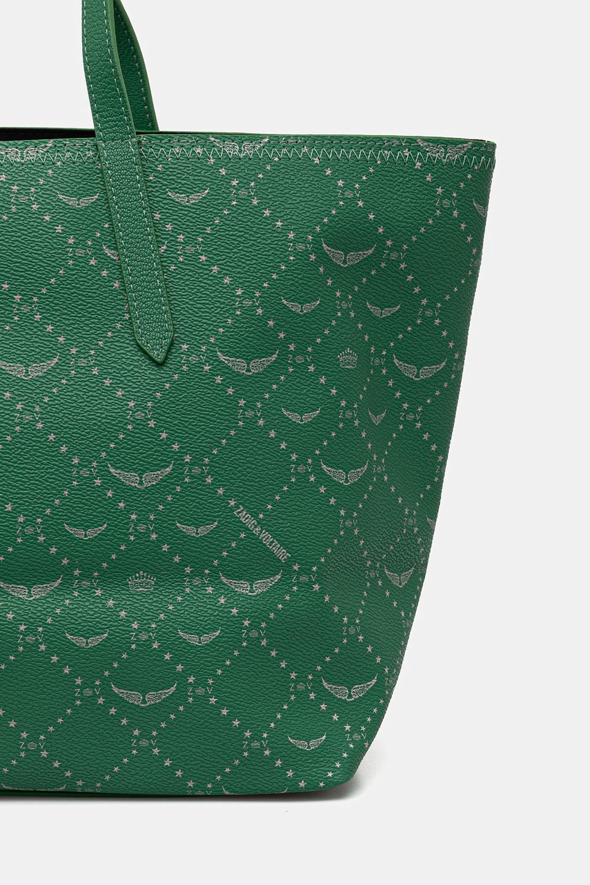 Zadig&Voltaire nákupní taška dámská z imitace kůže Z SHOPPER MONOGRAM TAG (obrázek 4)