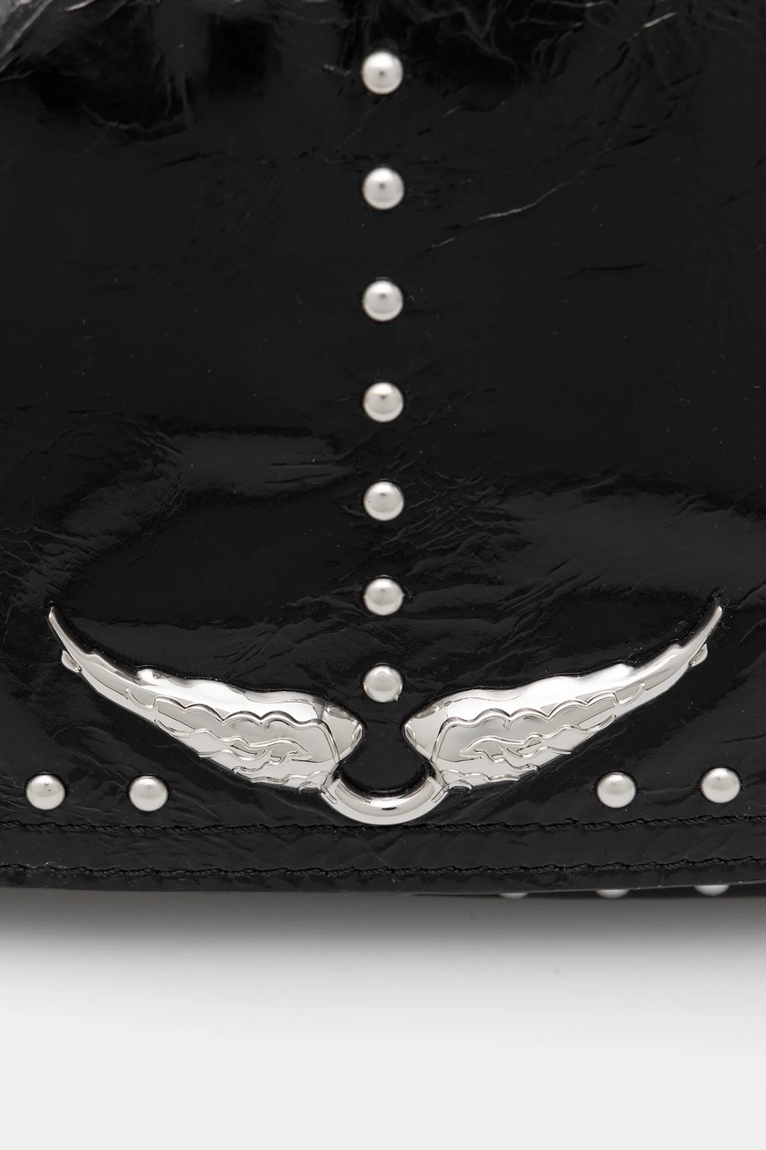 Kožená kabelka ZADIG&VOLTAIRE LE ZOUZOU VINTAGE PATENT STUDS (obrázek 4)