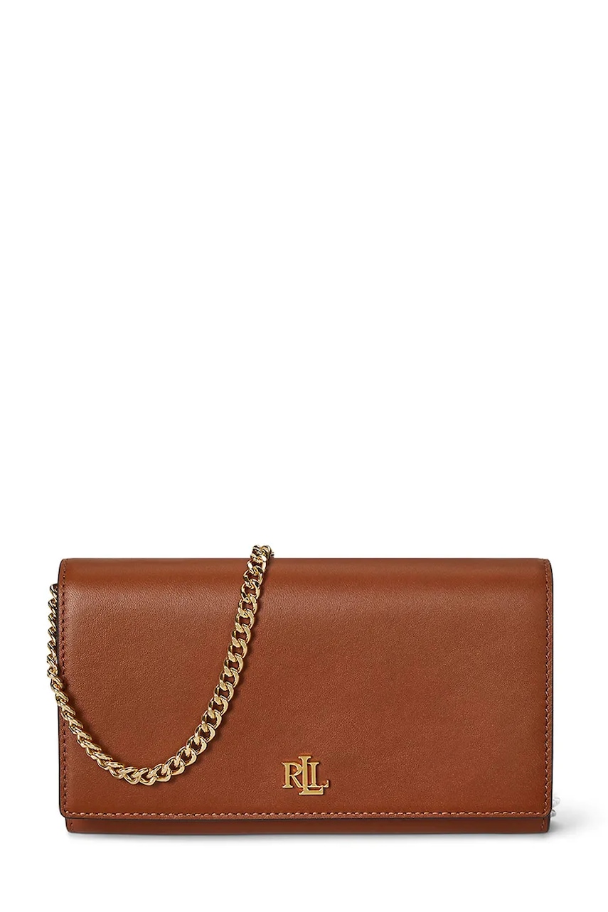 Δερμάτινη τσάντα Lauren Ralph Lauren