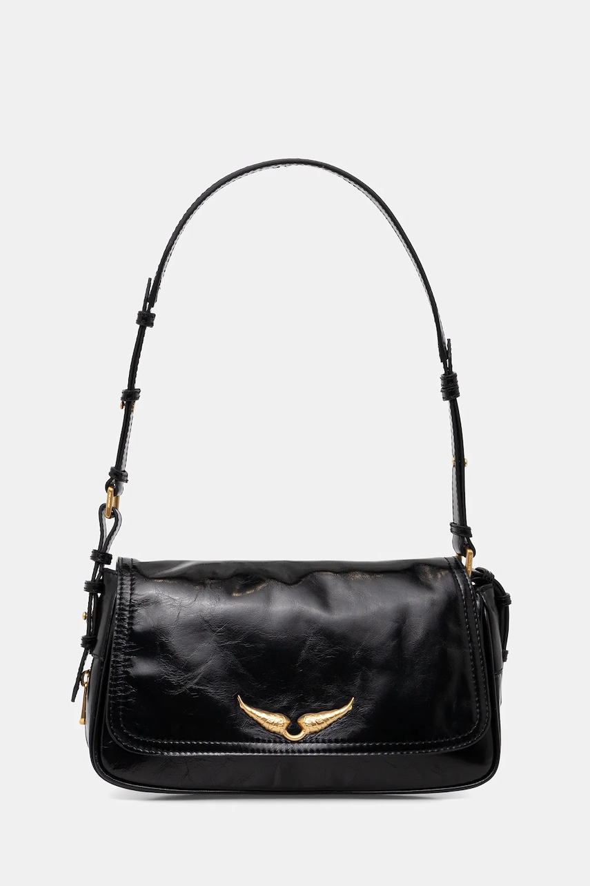 Δερμάτινη τσάντα ZADIG&VOLTAIRE LE ZOUZOU VINTAGE PATENT