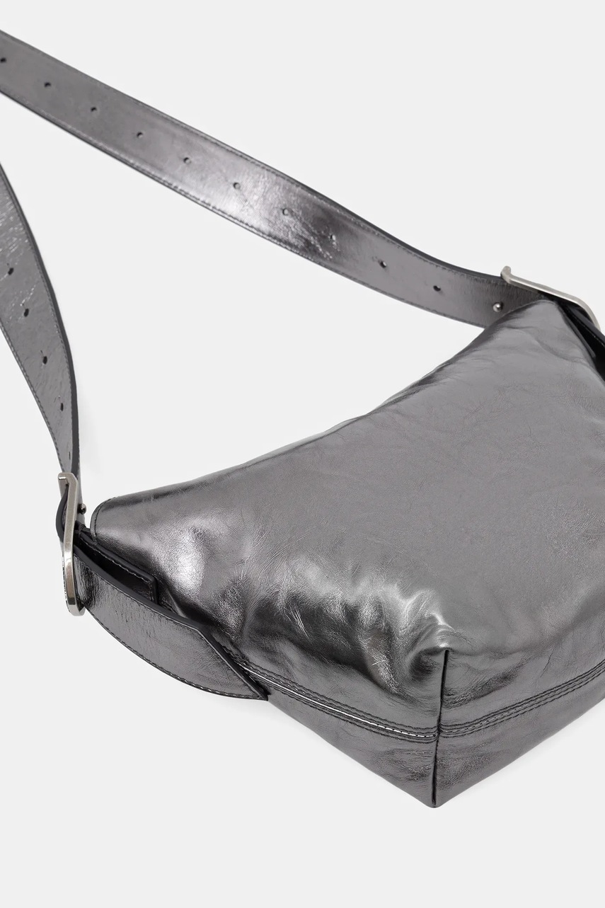 Kožená kabelka ZADIG&VOLTAIRE BABY JANE VINTAGE METAL (obrázek 3)