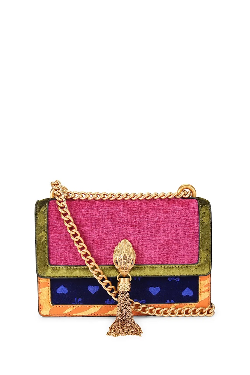 Kurt Geiger London geantă de mână din catifea Shoreditch