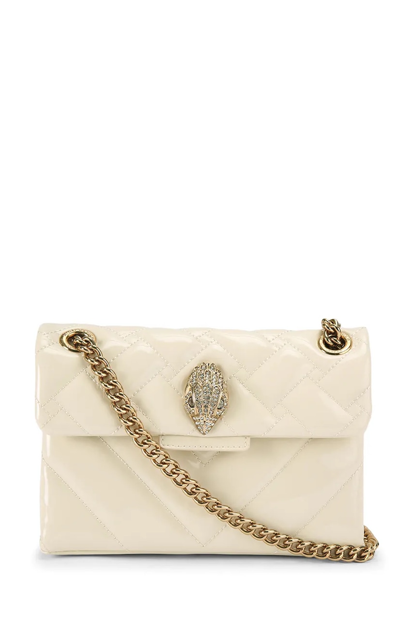 Kurt Geiger London poșetă de piele Kensington culoarea bej, 5017342309