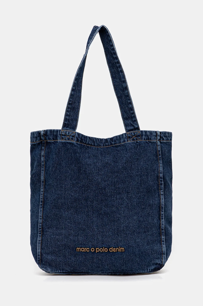 Marc O'Polo geantă de bumbac culoarea bleumarin, 5000007433