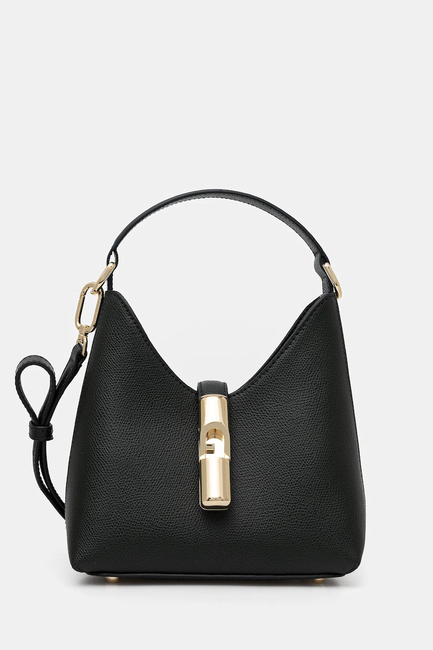 Furla poșetă de piele culoarea verde, WE00876 ARE000 4491S