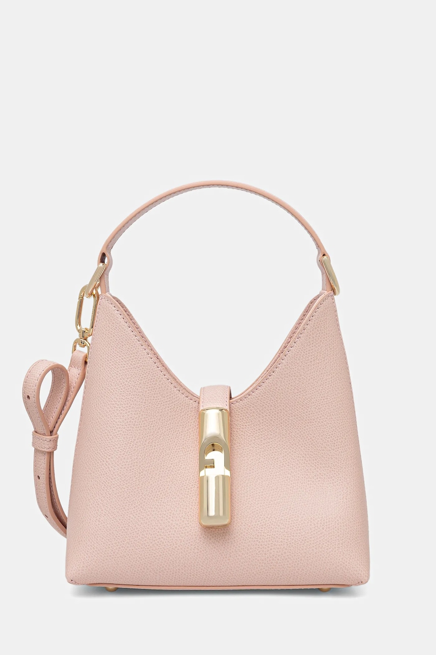 Furla poșetă de piele culoarea roz, WE00876 ARE000 4355S