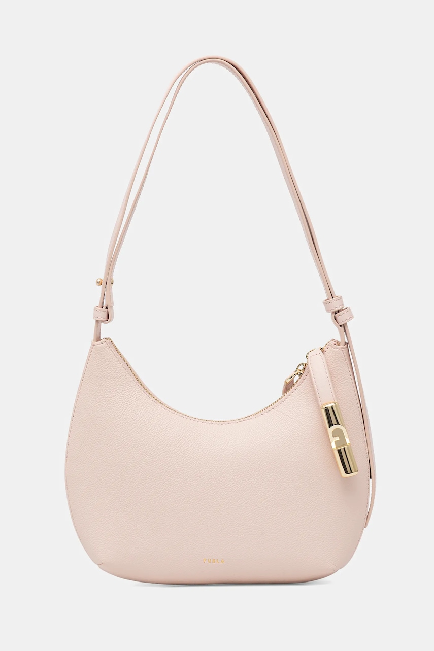 Furla poseta de piele Goccia S