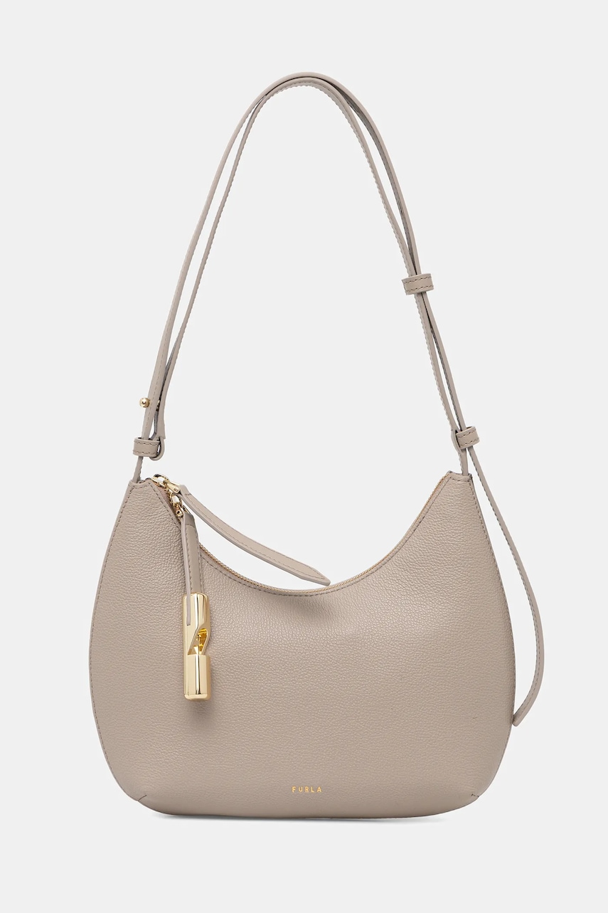 Furla poseta de piele Goccia S