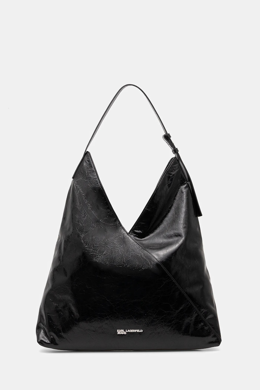 Δερμάτινη τσάντα Karl Lagerfeld Jeans