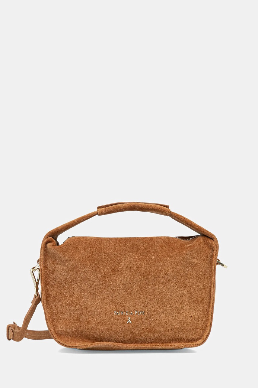 Levně Semišová kabelka Patrizia Pepe