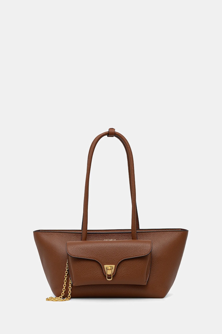 Δερμάτινη τσάντα Coccinelle DOUBLE BEAT