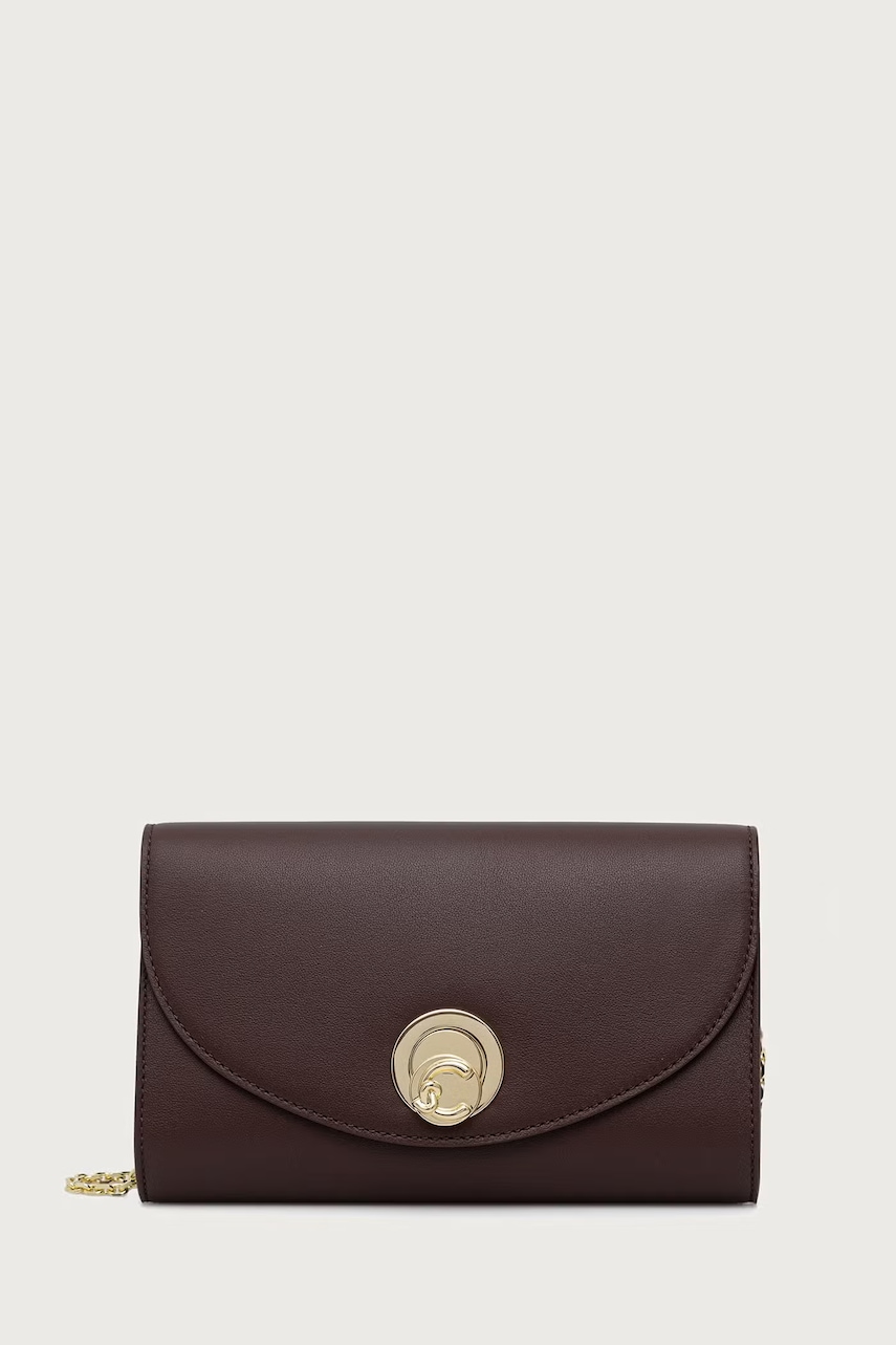 Coccinelle  geantă crossbody pentru femei din piele NIKLA SMOOTH