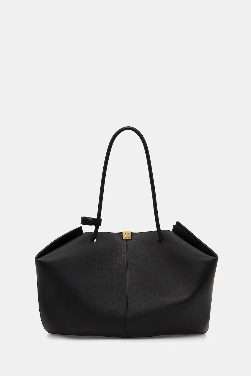 Coccinelle poșetă de piele Kamy culoarea negru, E1 U2L 11 02 01