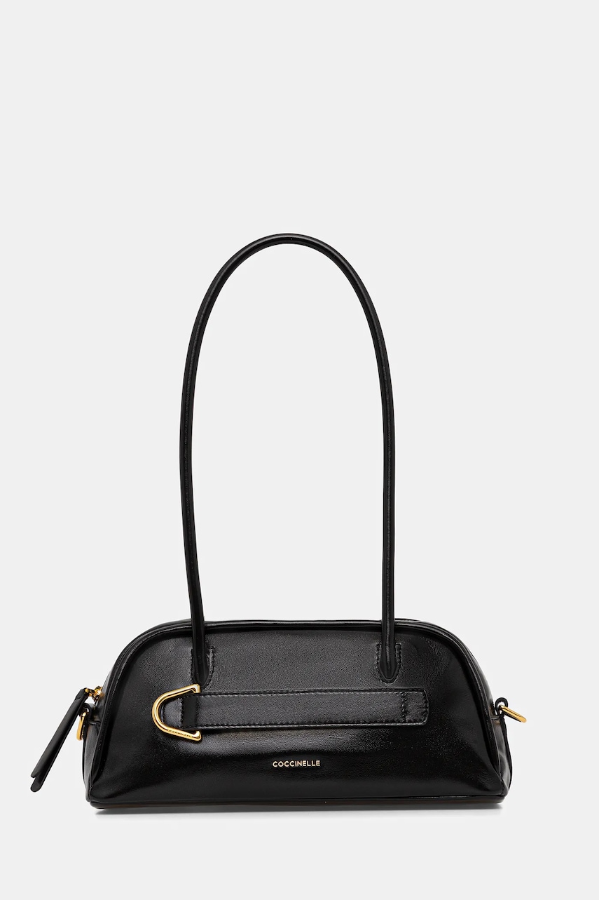 Δερμάτινη τσάντα Coccinelle PAKI SHINY SMOOTH