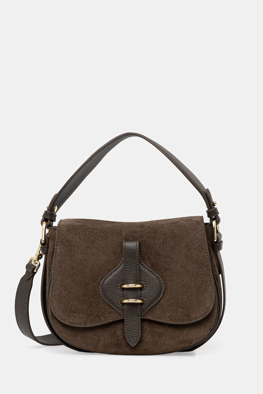 Coccinelle χιαστί γυναικεία δέρμα σουέτ MAVERY SUEDE