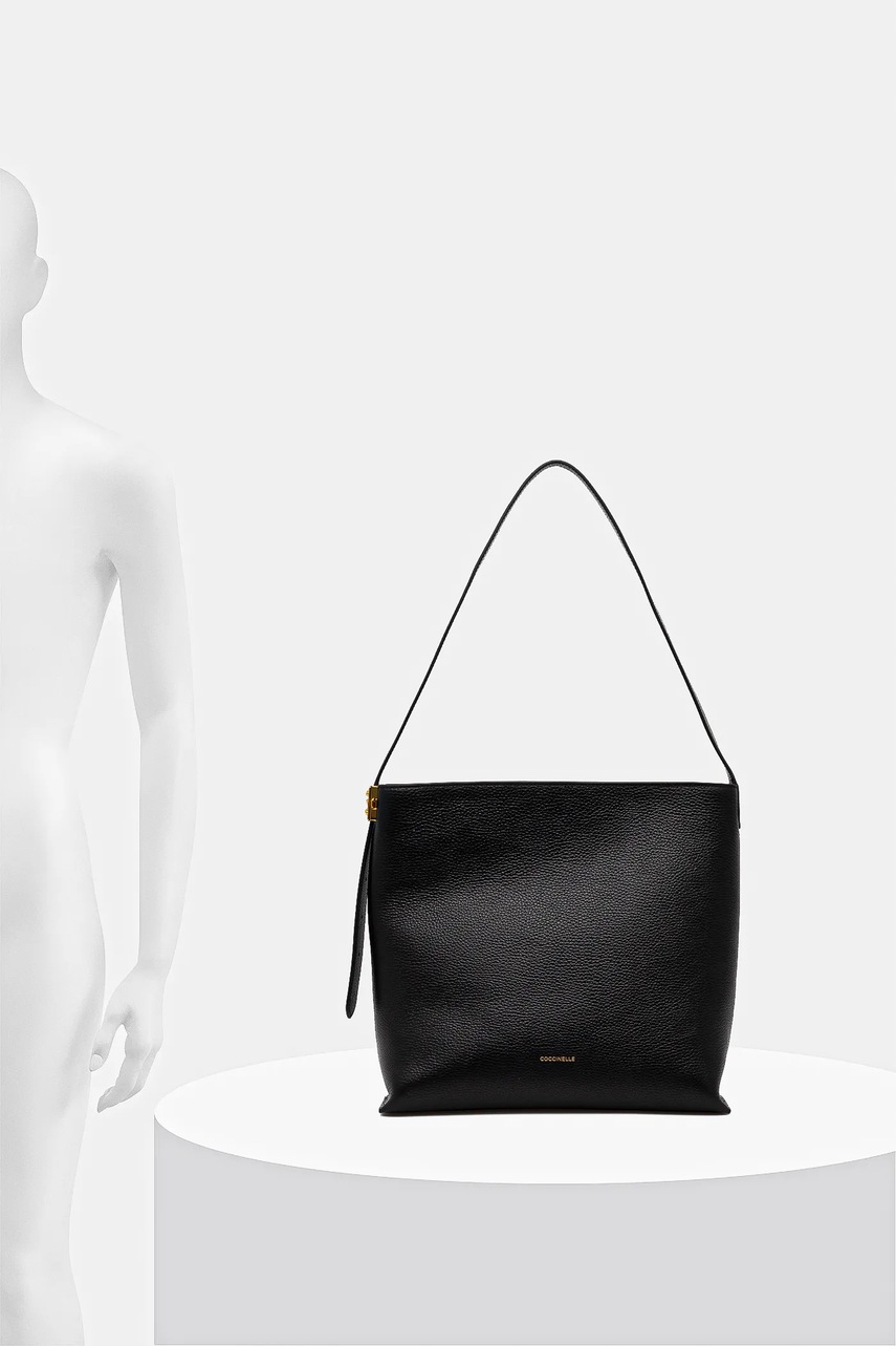 Coccinelle Coccinelle Δερμάτινη τσάντα Coccinelle C-ME LOCK - 6