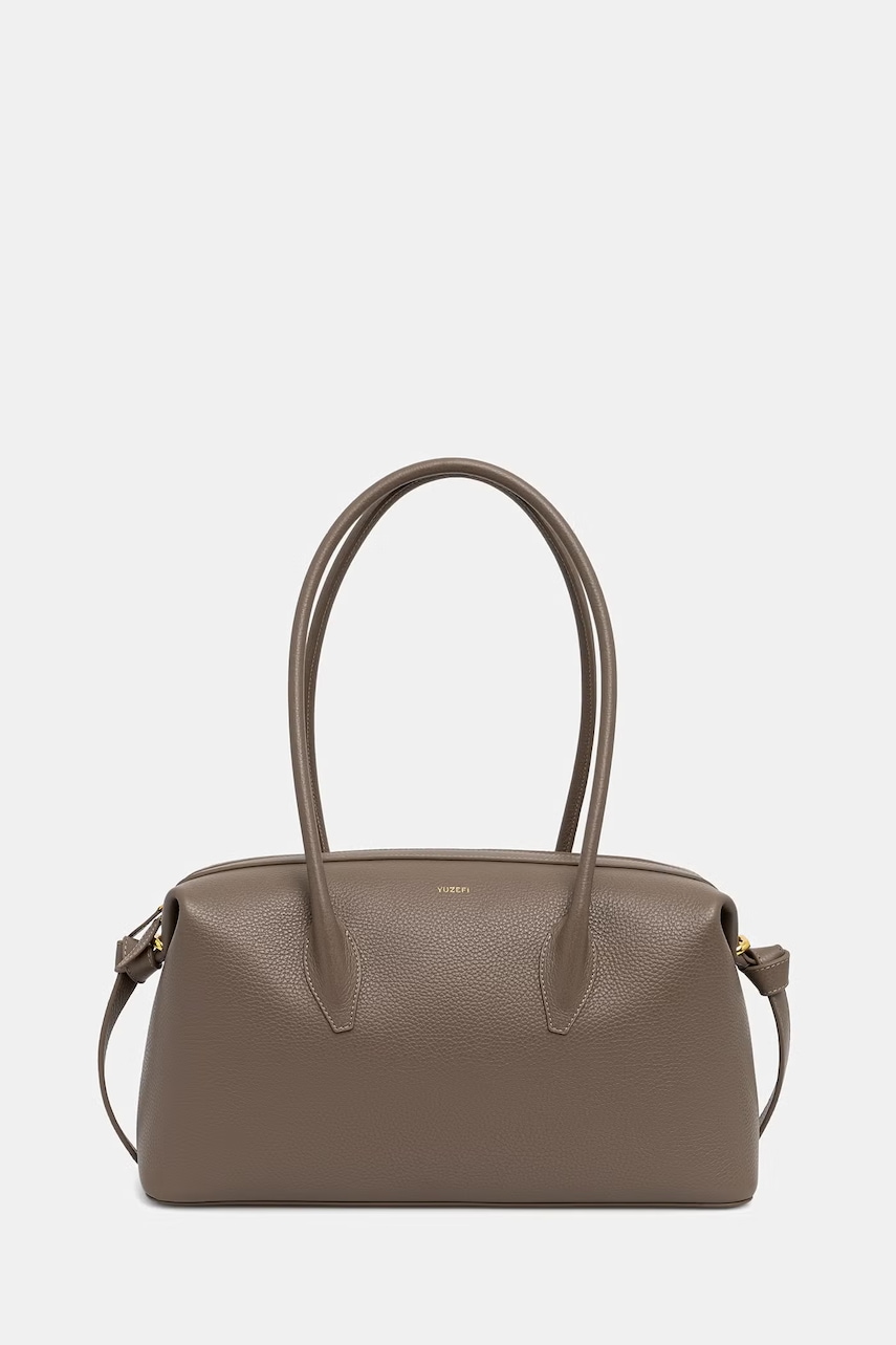 Yuzefi geantă baguette pentru femei, din piele BRIOCHE DUFFLE