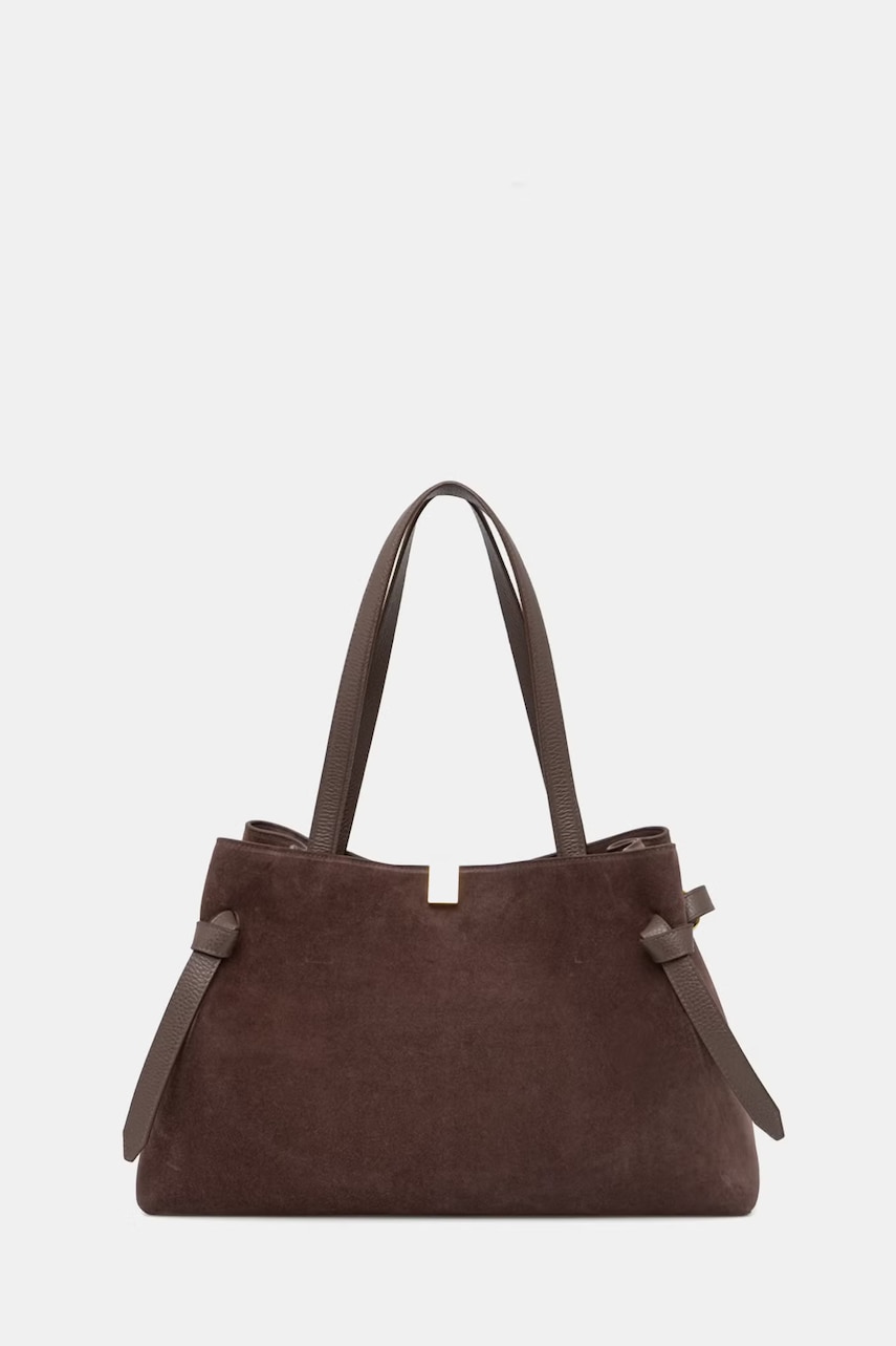 Yuzefi geantă pentru femei, din piele întoarsă GYOZA TOTE