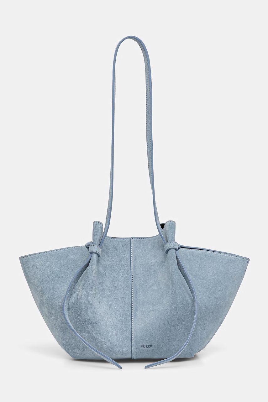 Yuzefi geantă shopper pentru femei, din piele întoarsă MOCHI